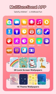 โทรศัพท์มือถือสมาร์ทโฟนพร้อมกล้อง16MP หน้าจอ7.3นิ้วแปดคอร์ HD ของเล่นสำหรับเด็ก - Product Image 4