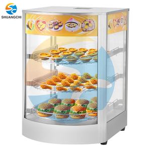 Controsoffitto scaldabagno vetrine per Pizza commerciale forno riscaldato in acciaio inox pasticceria calda ristorante - Product Image 2