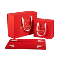 Caja de Almacenamiento Plegable Rectangular Moderna con Cierre Magnético, Caja Organizadora de Papel Resistente, Caja de Regalo Portátil para Empaque y Almacenamiento Minorista