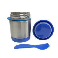 Back to School Geschenk 300ml Thermoskanne Lebensmittel behälter mit Löffel gabel Isolierte Bento Brotdose mit Thermoskanne halten Lebensmittel warm