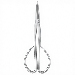 Powerlift GT023 Silver Steel 21cm Integrated Pruning Scissors Tender Leaf Bud Cutting Flower Bonsai Tools By <b>Blush</b> Surgical - Product Image 4