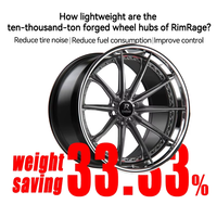 Velg Forged Alloy 2 Piece MV SL-100 AERO+ Ukuran 17-21 Inch 5x114.3 5x112 untuk Lexus IS500 Porsche 997 GT3 BMW E92 M3 Audi B8 S5