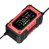 Chargeur de batterie automobile intelligent FOXSUR FBC1207E 12V/7A, démarreur de batterie de voiture, machine de réparation de batterie de voiture