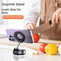 Support universel en alliage avec ventouse en silicone, nouvelle collection, vente en gros, rotation à 360° °   Support magnétique rotatif pour téléphone de tableau de bord de voiture