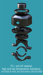 Portable 7 niveaux sensibilité sans fil <span class=keywords><strong>vélo</strong></span> de route alarme antivol 110dB <span class=keywords><strong>vélo</strong></span> sirène batterie Rechargeable et télécommande réglable - Product Image 3