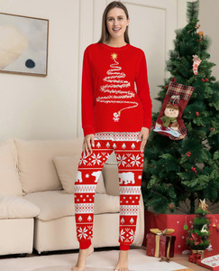 2022 Latest Christmas Pajamas Women Funny Family <strong>Pyjamas</strong> Custom Printing Red Christmas <strong>Pyjamas</strong> - Product Image 5