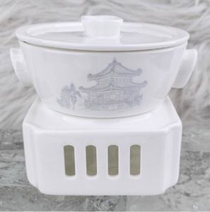 Service de vaisselle en porcelaine blanche, style chinois, bol à soupe, assiette, cuillère, logo personnalisé, vaisselle pour restaurant et maison - Product Image 3