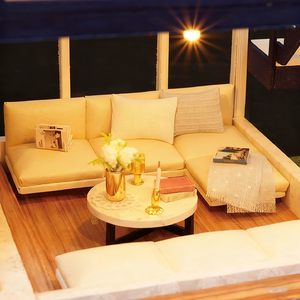 Casa Modulare Mini Container Ecologica Impermeabile in Legno Fai-da-Te con Arredamento per Uffici Appartamenti Ville - Product Image 5