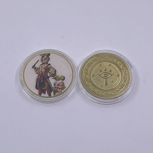 Metal Craft impresión personalizada Japón Anime colección 24K Moneda de Oro <span class=keywords><strong>Zelda</strong></span> lágrimas del reino juego recuerdo - Product Image 2
