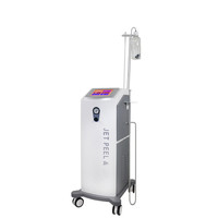 Machine faciale de peau de jet d'oxygène de l'eau de barres fortes verticales de 8 pour le rajeunissement de peau