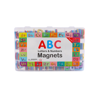 Huruf dan Angka Magnet ABC Grosir dengan Papan Magnet, Papan Gambar, Set Alat Peraga Pengajaran di Kelas