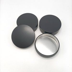 ขวดอลูมิเนียมเคลือบสีดำ30G 60G 100G 150G กระป๋องอลูมิเนียมสำหรับเทียนกลิ่นครีมขวดอลูมิเนียมดีบุก120G - Product Image 3