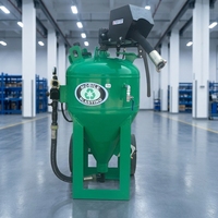 Machine de sablage humide portable sans poussière DB500, pot de sablage à eau sans poussière, équipement de sablage vert, prix bas