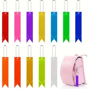 Unisex Durable Waterproof Pvc High Reflective Backpack Strap Student School Bag Strip For Night Outdoor Running Cycling Safety
