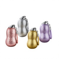 Nouvelle Tasse Fulu Gourd en Acier Inoxydable Martelé Effet Cristal, Isotherme, Portable, pour Hommes et Femmes, Format de Poche, Cadeau d'Affaires