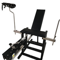 Bondage esclave formation sexe chaise BDSM Bondage meubles tabouret multi-fonction retenue chaise amusante avec pistolet Machine