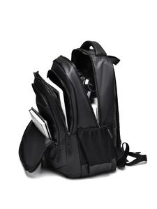 Sac à dos personnalisé à grande capacité avec fonction USB, imperméable, pour les affaires, les trajets quotidiens, les voyages, les activités de plein air, en PU, fermeture pour hommes - vente en gros - Product Image 3