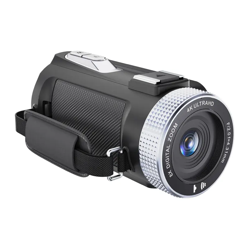 كاميرا فيديو رقمية عالية الجودة HDV900 مع دقة 4K واستقرار الصورة.