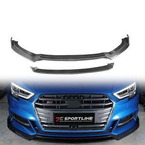 กันชนหน้า S3 JC <span class=keywords><strong>sportline</strong></span> คาร์บอนไฟเบอร์สำหรับ <span class=keywords><strong>Audi</strong></span> S3 <span class=keywords><strong>A3</strong></span> 8V Sedan 4ประตู2017-2019 - Product Image 1