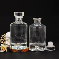 Diffuseur de parfum à bâtonnets en verre avec huile essentielle aromatique, flacons en verre fantaisie, prix de gros