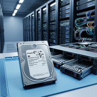 16TB Internal New Enterprise HDD 3.5 Inch Server Hard Drive SATA 7200RPM Storage Disk untuk Pusat Data NAS