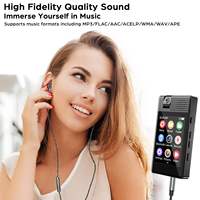 Nouvelle caméra HD, lecteur MP3 HIFI audio, enregistrement en un clic, écran tactile intelligent, lecteur MP3 MP4 MP5