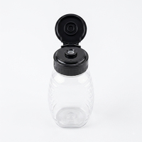 Bouteille vide personnalisable de 110 ml en PET avec valve en silicone pour jus, boissons et rehausseurs de saveur