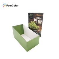 Boîtes d'emballage pour fruits en carton ondulé rainuré, écologiques, durables, personnalisées, de haute qualité, avec laminage brillant
