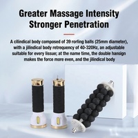 Rouleau de massage corporel professionnel modulaire à billes intérieures personnalisable, anti-cellulite