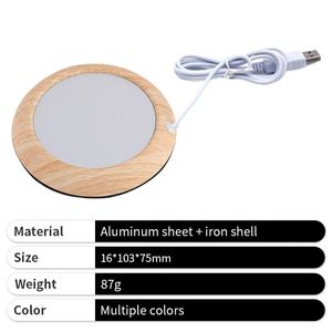 Sous-verres promotionnels chauffants en aluminium avec coque en fer pour tasses et verres en vente - Product Image 6