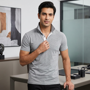 Cotton Men's Golf Polo Shirt Polo <b>Blank</b> Embroidered High Quality Camisas Polyester Men Quantity Custom OEM Anti - Product Image 1