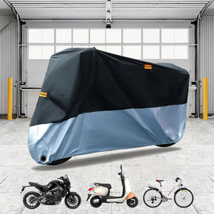 Housse de <span class=keywords><strong>moto</strong></span> toutes saisons résistante aux intempéries et aux déchirures avec protection UV pour la plupart des vélos - Product Image 3