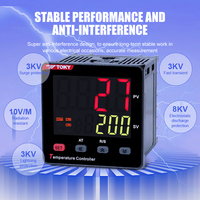 Contrôleur de température numérique PID avec écran LCD CE C ETL et Modbus RS485 pour applications pétrolières et chimiques