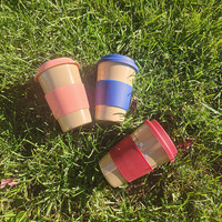 Taza de café termo de fibra de planta de cáscara de arroz de paja de trigo de sublimación única taza de cáscara de arroz orgánico con logotipo impreso