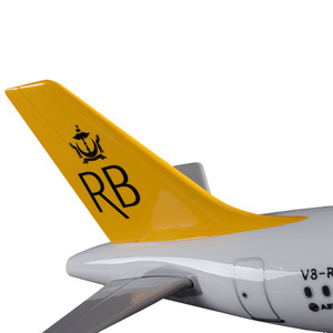 Airbus A320 personnalisé Royal Brunei Airlines 37cm modèle <span class=keywords><strong>d</strong></span>'avion en résine vente directe <span class=keywords><strong>d</strong></span>'usine - Product Image 5