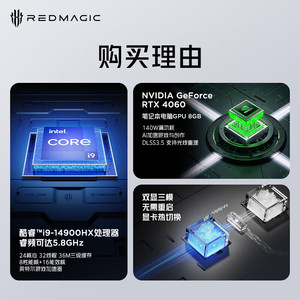Nuevo Portátil para Juegos Nubia RedMagic 16 Pro de 14.ª Generación <span class=keywords><strong>con</strong></span> Intel Core I914900HX y Gráficos GeForce RTX Serie 40 - Product Image 5