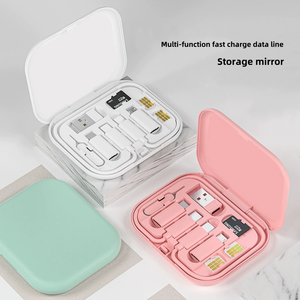Boîte <span class=keywords><strong>de</strong></span> <span class=keywords><strong>rangement</strong></span> 6 en 1 adaptateur <span class=keywords><strong>de</strong></span> câble <span class=keywords><strong>de</strong></span> charge 6 en 1 câble <span class=keywords><strong>de</strong></span> type USB à fonction complète boîte <span class=keywords><strong>de</strong></span> kit <span class=keywords><strong>de</strong></span> support <span class=keywords><strong>de</strong></span> téléphone - Product Image 2