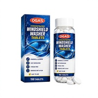 Liquide lave-glace effervescent OGAS, puissant décapant de taches, élimine la saleté et le film, nettoyage du pare-brise de voiture