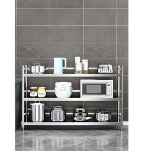 Estante comercial para horno microondas de cocina, estante de almacenamiento para el hogar para hoteles y restaurantes de acero inoxidable - Product Image 3