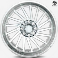 Jantes en alliage d'aluminium forgé DW 20x12 22x12 24x14 26 pouces à déport profond pour pick-up, jantes polies pour Ford F-150 F-250 F-350