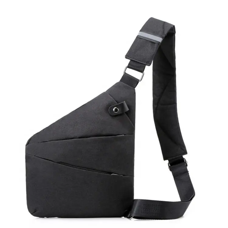 Custom Fashion Casual Waterproof Small Anti Theft Mens Single Crossbody Chest Sling Shoulder Bag for Outdoor Camping Hiking