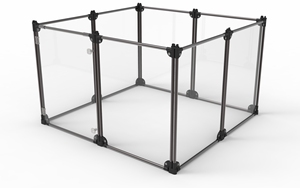 Panneau robuste pour petits animaux, stylo d'exercice Portable d'extérieur et d'intérieur pour chien, clôture pour chat avec porte, <span class=keywords><strong>lapin</strong></span> chiot - Product Image 3