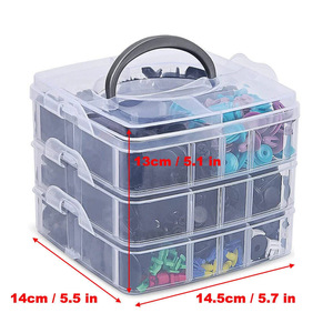 Automotive Mounting <b>Clips</b> Plastic Fastener Kit 723 Pcs 23 Sizes For <b>Car</b> Repair Replacement - Product Image 2