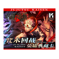 Cartes à collectionner miniatures de personnages populaires de Kadou Spell TCG en gros, cartes de jeu de société d'anime japonais