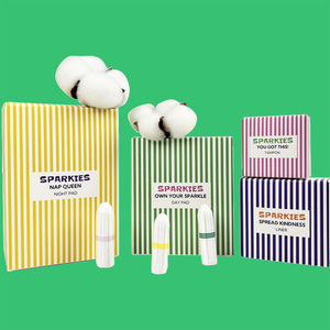 Produit tendance 2026 Tampons hygiéniques jetables bio <span class=keywords><strong>sans</strong></span> <span class=keywords><strong>applicateur</strong></span> pour l'hygiène personnelle féminine - Product Image 3