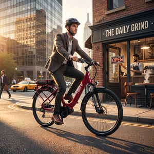 700C Aluminium City E-Bike für Erwachsene <span class=keywords><strong>Vinka</strong></span> E40 Hinterradnabenmotor 36V Lithium 10Ah Akku 8-Gang Elektronische Hydraulische Scheibenbremse - Product Image 5