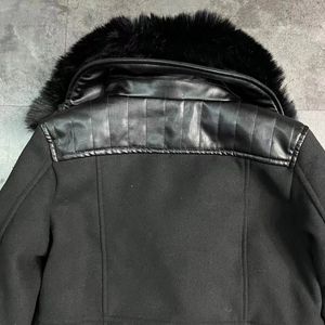 <span class=keywords><strong>Lot</strong></span> <span class=keywords><strong>de</strong></span> vestes d'automne et d'hiver pour fille, manteau noir avec col en fausse fourrure - Product Image 4