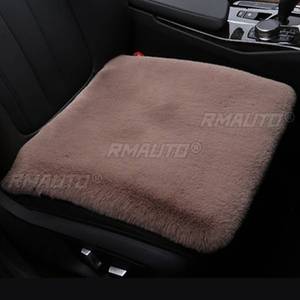 Housse de siège de voiture quatre saisons, coussin avant en fourrure, tapis de protection respirant, accessoires intérieurs automobiles, taille universelle 47x47x3CM - Product Image 4