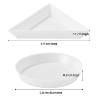 Présentoir à ongles triangulaire transparent magnétique puissant, support pour faux ongles, plateau pour capsules d'ongles effet œil de chat