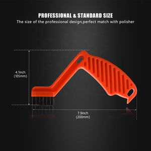 SPTA Sikat Busa Detailing Mobil, Sikat Wol Pengkondisi, Pad Pembersih Busa Ideal untuk Membersihkan Pad Busa Pemoles - Product Image 3